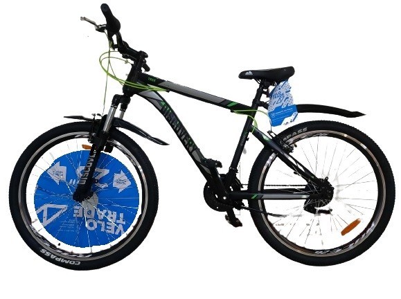 

Велосипед ST 29 Discovery TREK AM Vbr 19 черно-зеленый (м) 2021