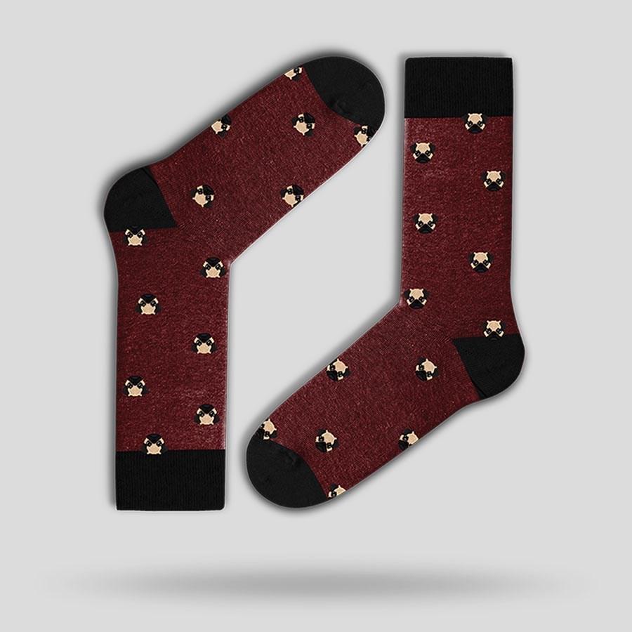 

Носки John Frank JFLS19WCOOL23 -45 1 пара Бордово-черные, Носки John Frank JFLS19WCOOL23 40-45 1 пара Бордово-черные