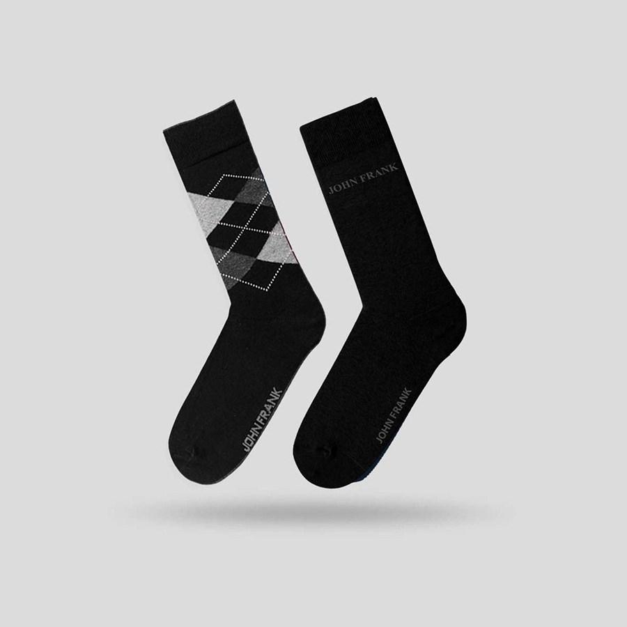 

Набор носков John Frank JF2LS19W20 -45 2 пары Черный, Набор носков John Frank JF2LS19W20 40-45 2 пары Черный