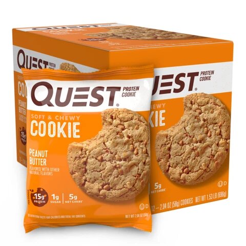 

Протеиновое печенье Quest Protein Cookies 12 шт (4384303479)