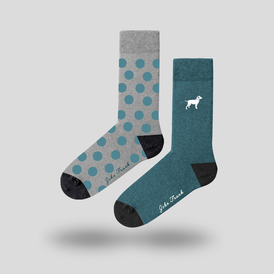 

Набор носков John Frank WJF2LS19-26 36-40 2 пары Разноцветный