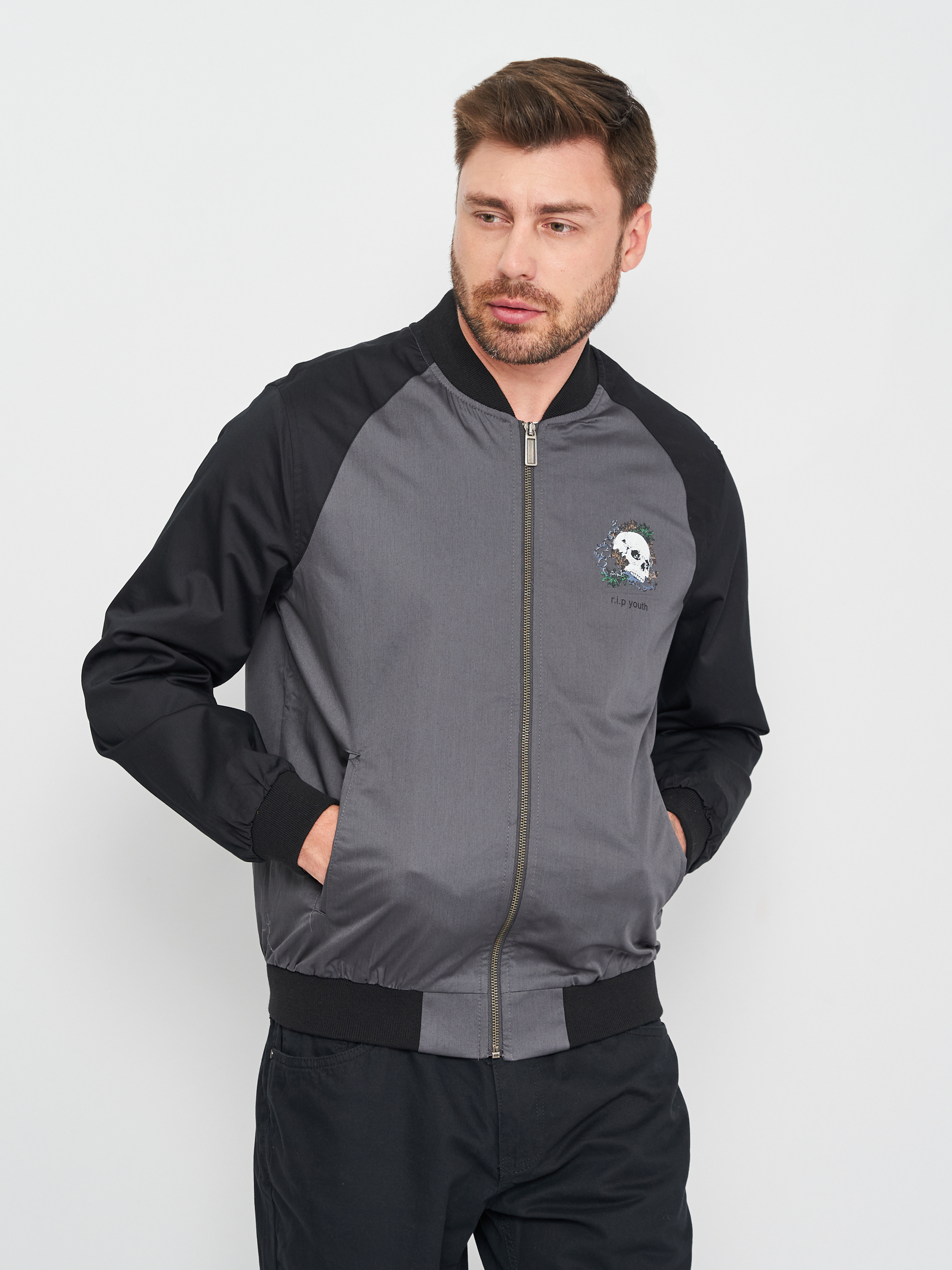 

Бомбер Koton 8YAM21381NW-026 XL Grey
