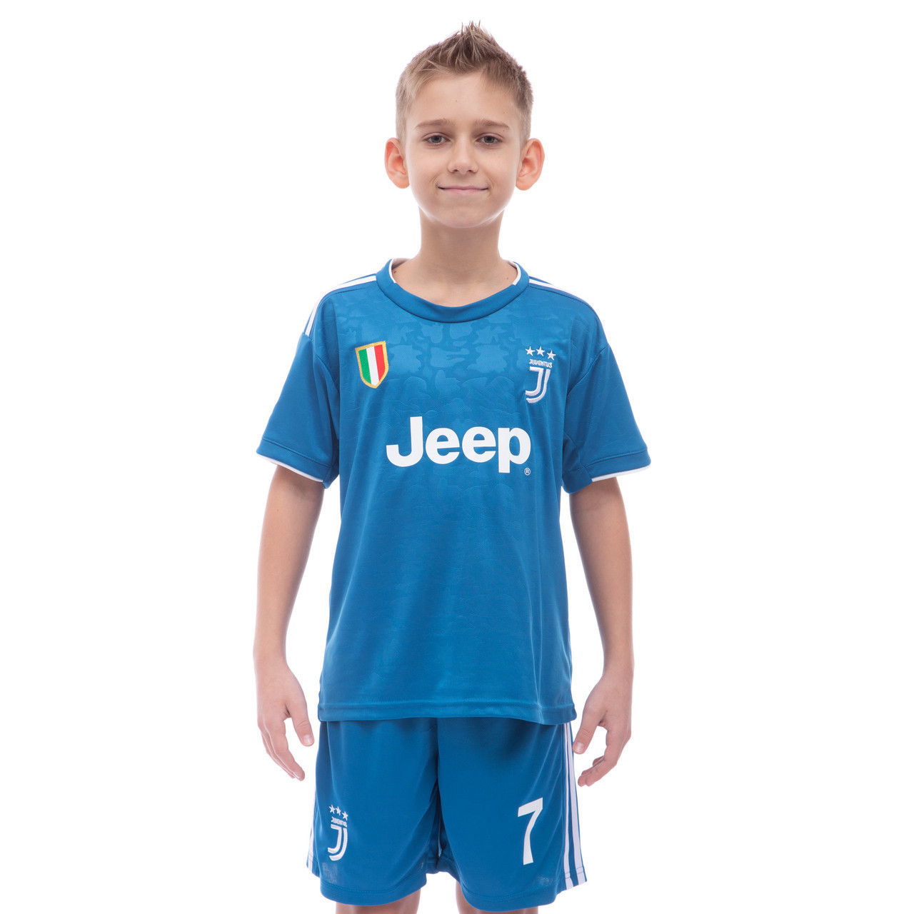 

Форма футбольная детская JUVENTUS RONALDO Ювентус Zelart Champ 1036 L (26) рост 140-145 см