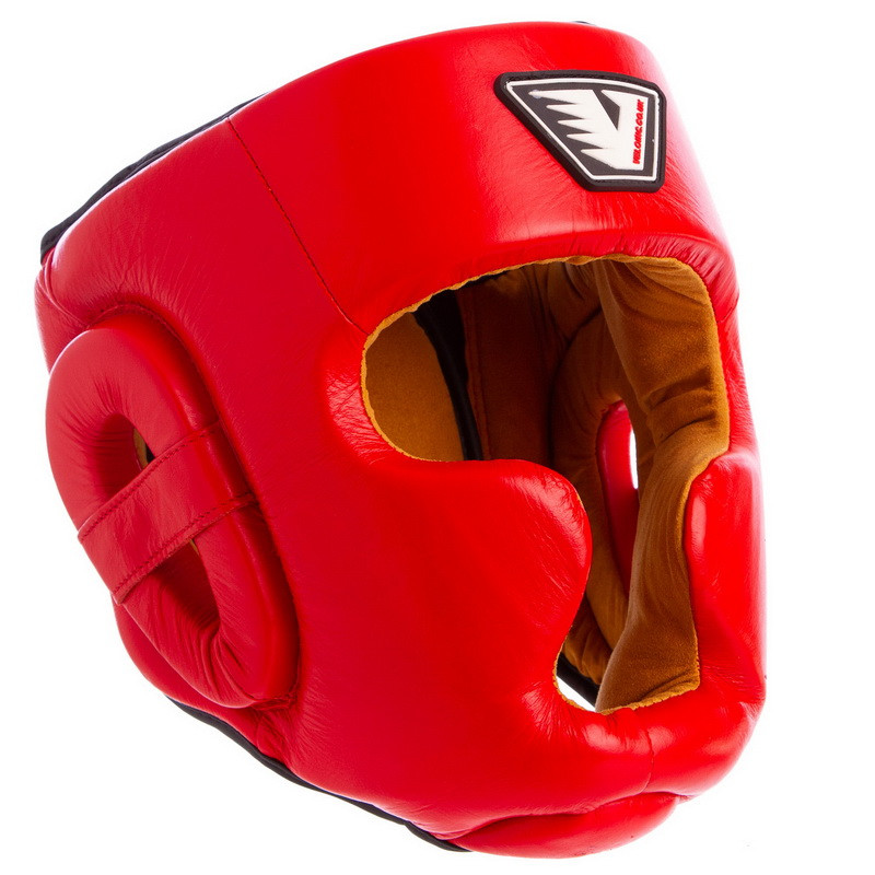 

Шлем боксерский кожаный с полной защитой Velo Heroe 8193 размер L Red