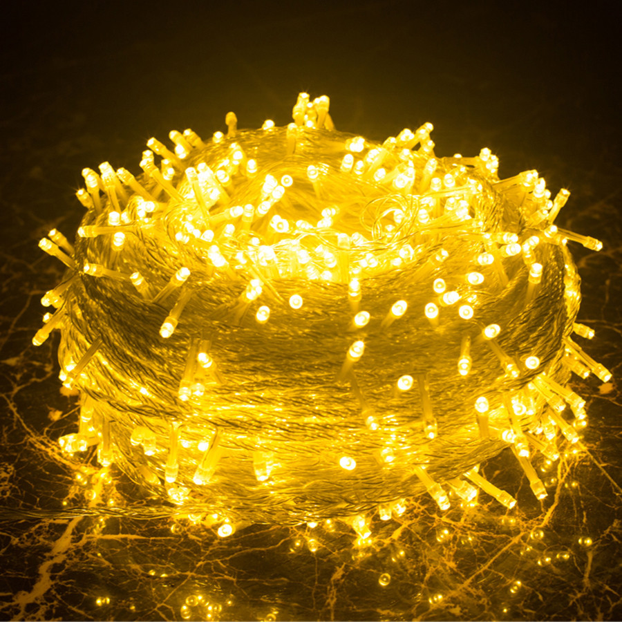 

Светодиодная гирлянда Shine String X-mas Lights нить 400LED 25 метров Тепло-белый