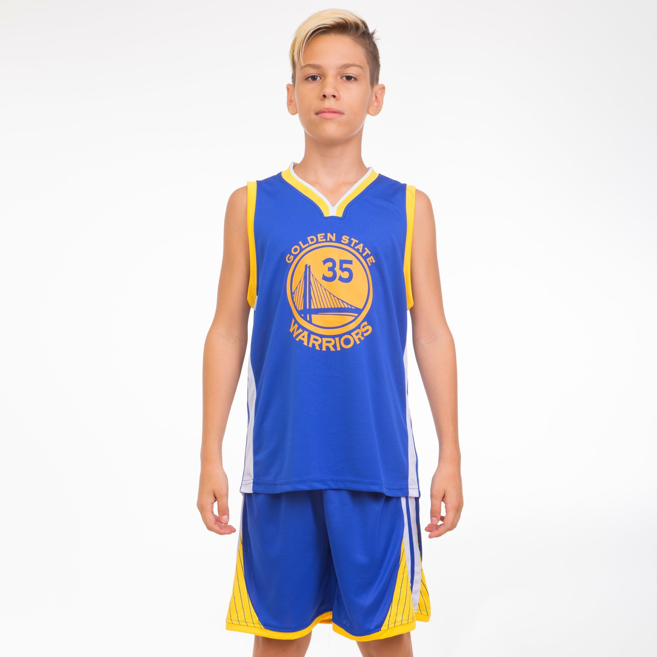 

Форма баскетбольная подростковая Champ Голден Стейт Golden State 7354 XL рост 150-160 см