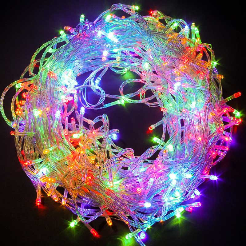 

Светодиодная гирлянда нить X-mas Lights 300LED 20 метров Multicolor