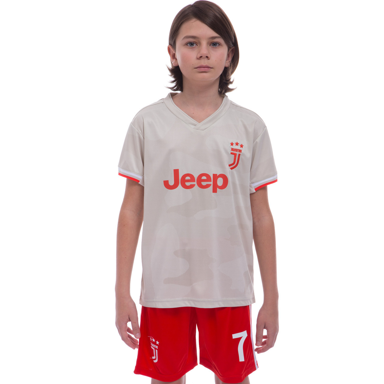 

Форма футбольная детская JUVENTUS RONALDO Ювентус Zelart Champ гостевая 1121 S (24) рост 125-135 см