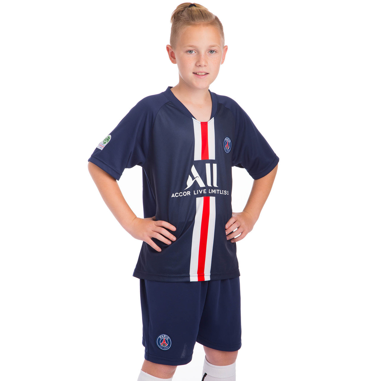 

Форма футбольная детская PSG ПСЖ Zelart Champ домашняя 0960 S (20) рост 120-125 см