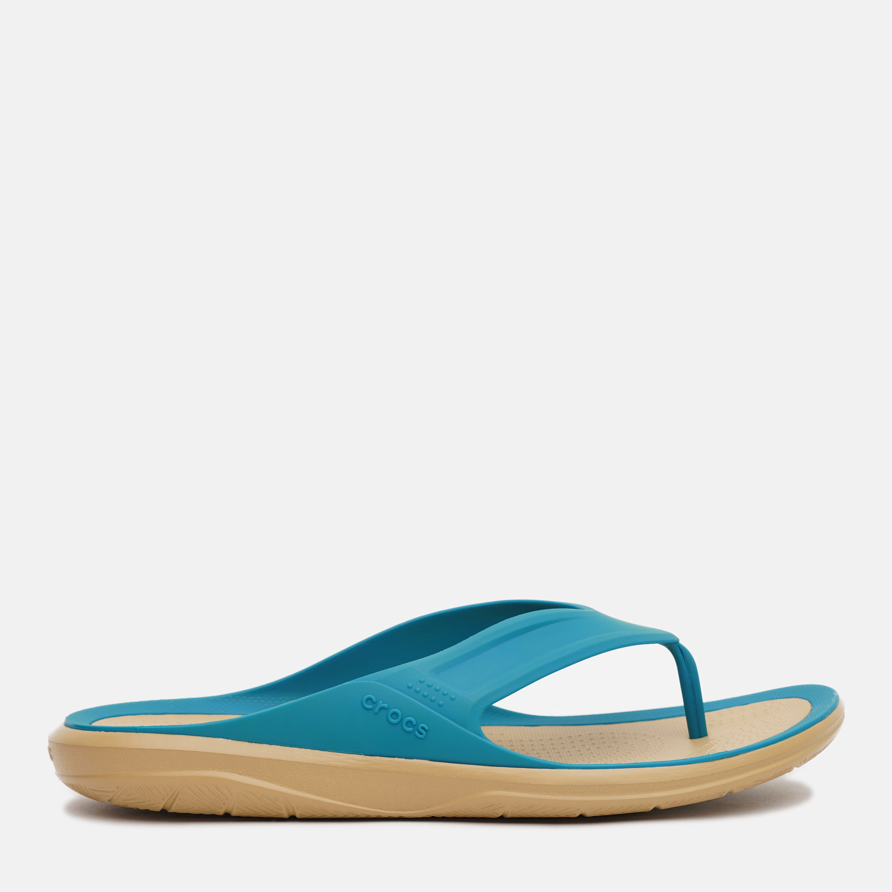 

Вьетнамки Crocs Swiftwater Wave Flip M Juniper/Tan Relaxed Fit 206242-3TW-M11 45-46 28 см