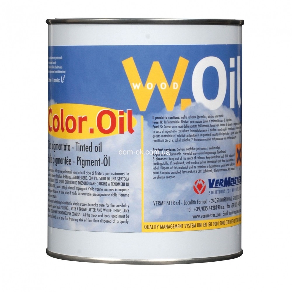 

Масло цветное Vermeister Color.Oil Wenge 1л