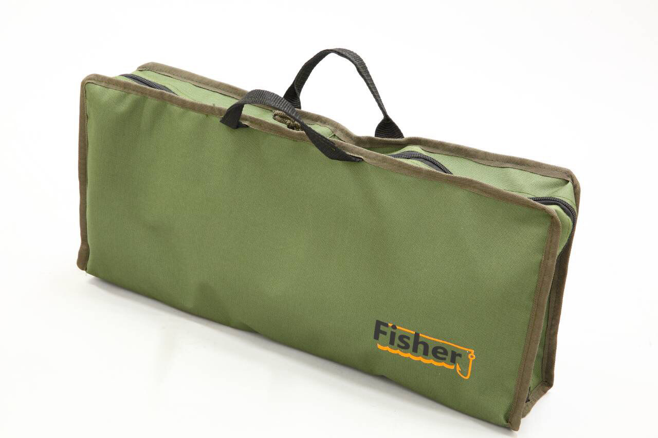 

Карповая Сумка Fisher К022 ORIGINAL для Хранения Стоек и Сигнализаторов 50*25*7 см Зеленый