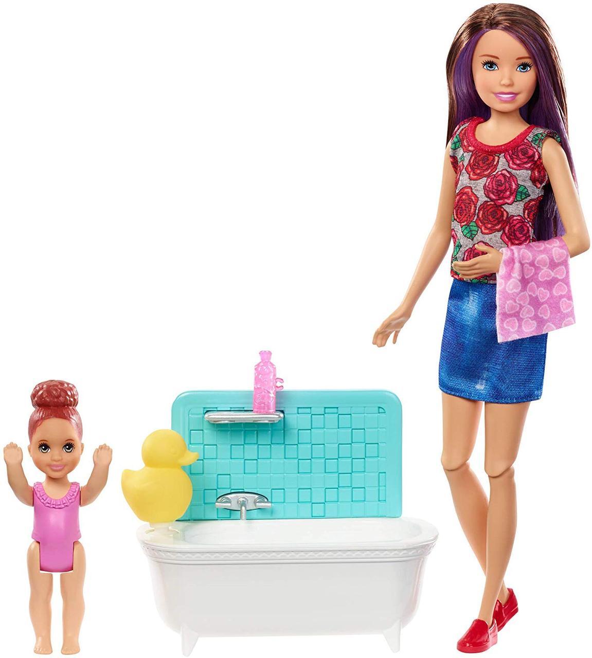 

Кукла Барби няня время купаться Barbie Skipper Babysitters Inc. Bathtime Playset Mattel