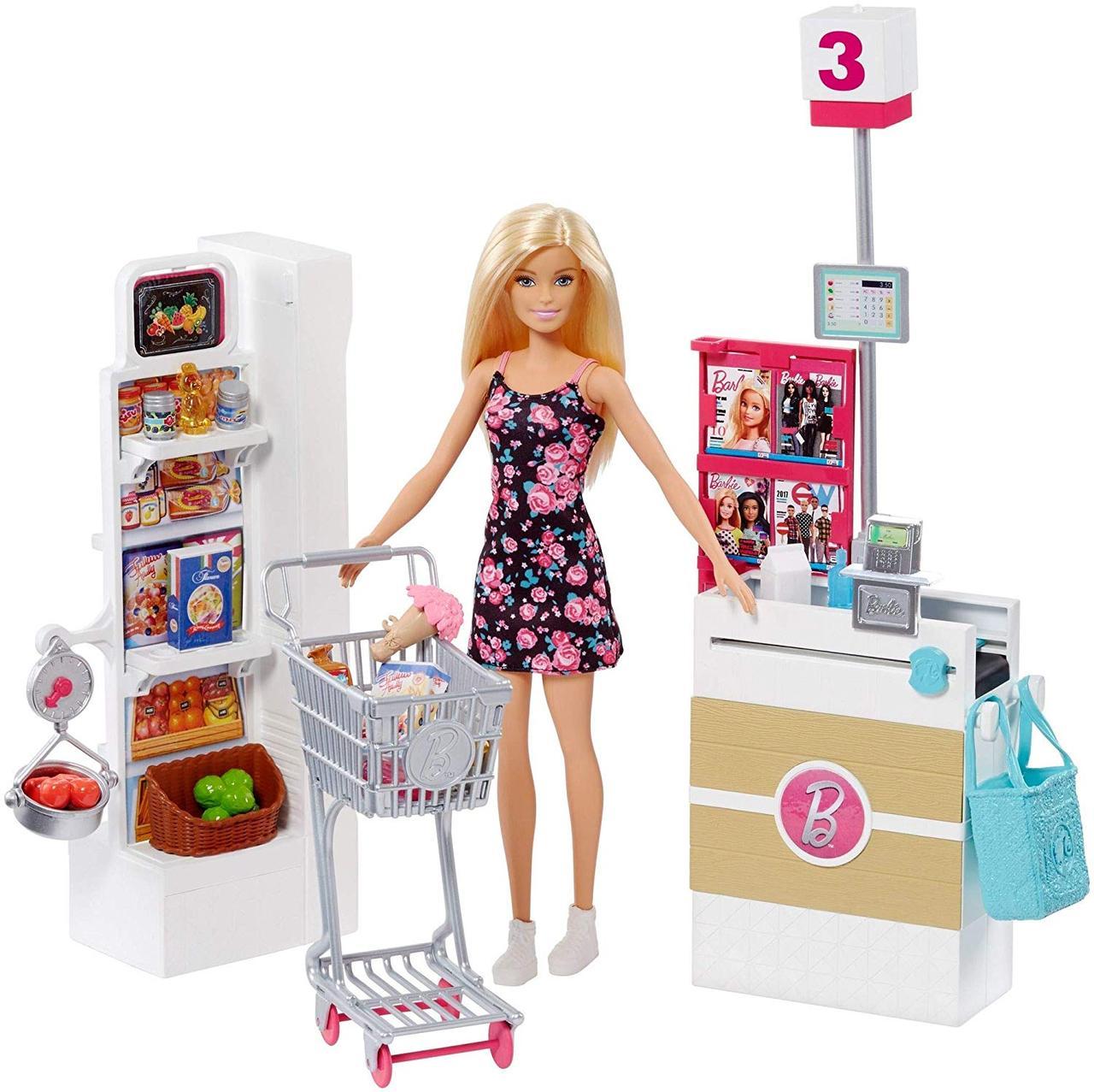 

Игровой набор Барби супермаркет Barbie Supermarket Set, Blonde Mattel