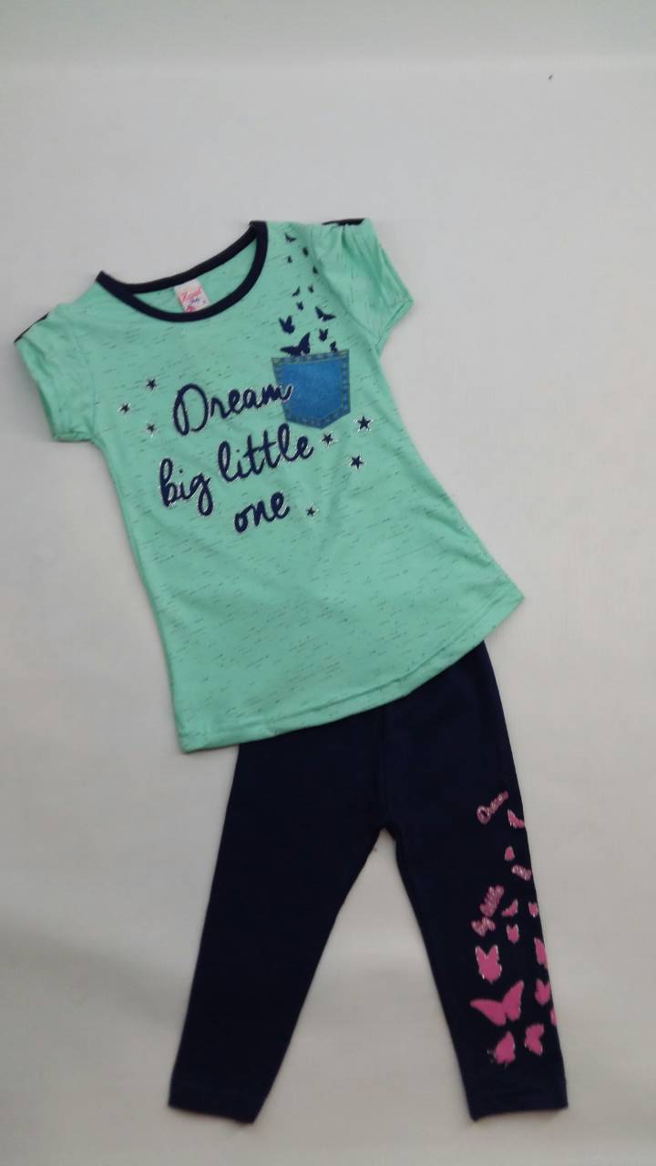 

Костюм (футболка+бриджи) Hasan baby 3128 104см (р) бирюзовый с синим