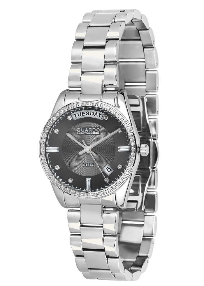 

Часы женские Guardo S01808-2 серебро