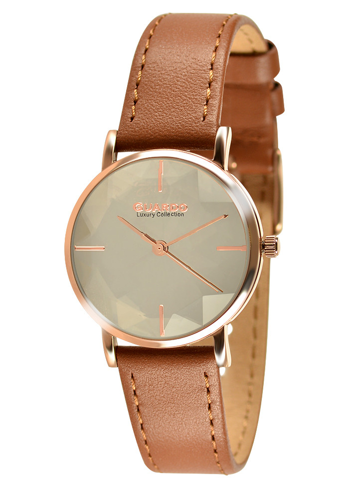 

Часы женские Guardo S02159-6 бронзовые