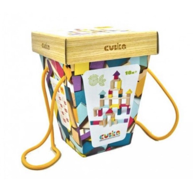 

Конструктор деревянный Cubika 50 деталей 15191