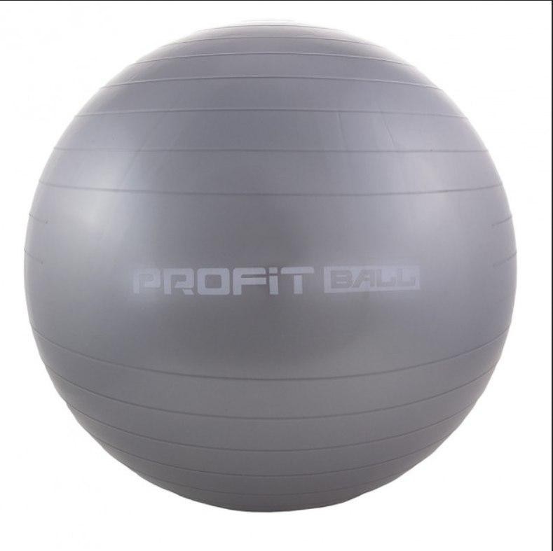 

Мяч для фитнеса Фитбол Profitball 75 см серый M0277U/R