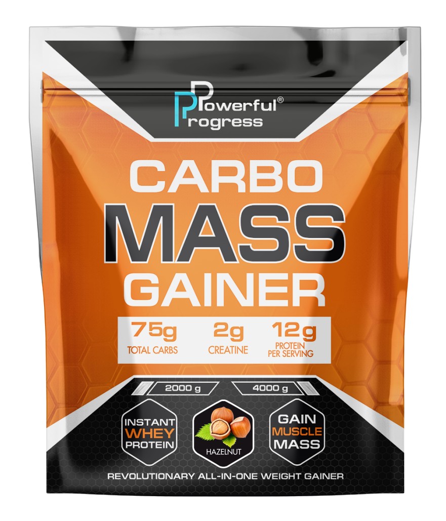 

Гейнер Powerful Progress Carbo Mass Gainer 4 кг Лесной орех