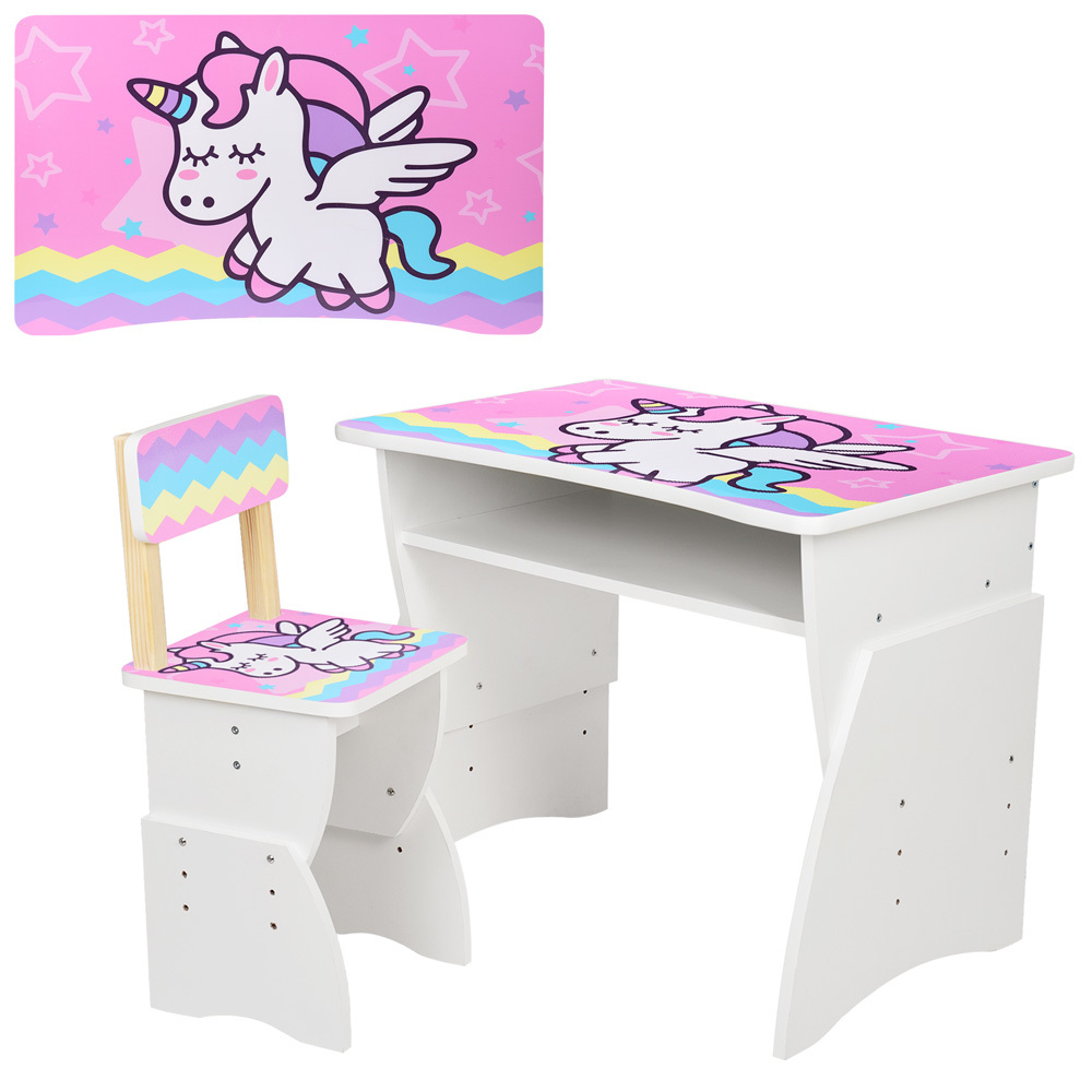 

Парта со стульчиком Bambi Единорог 905-65 Pink (905-65)