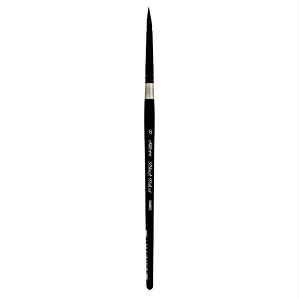 

Кисть для акварели Silver Brush 3000S Black Velvet №6 (4мм)