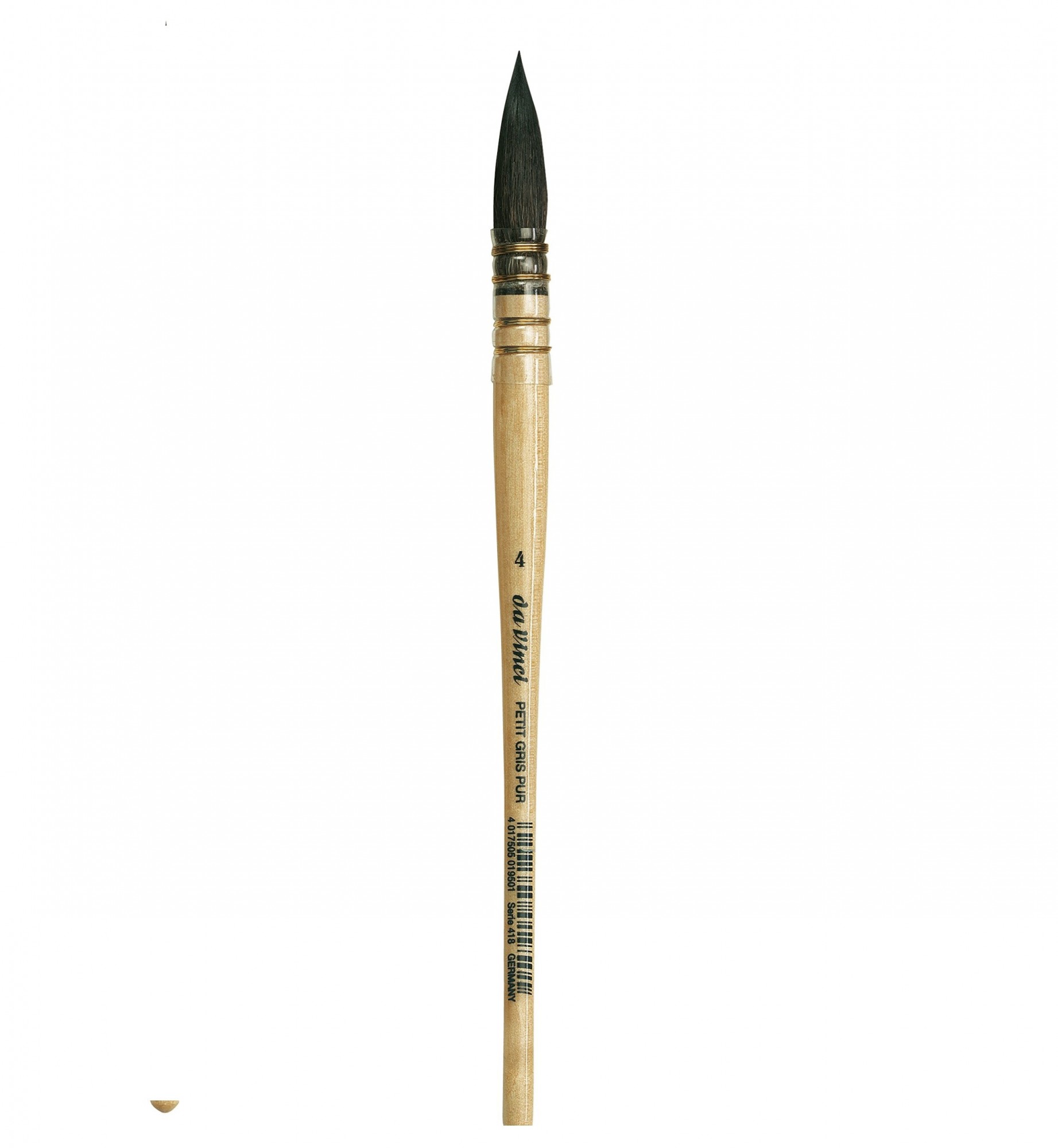 

Кисть белка круглая daVinc Petit Gris 418 №4 (10.8мм)