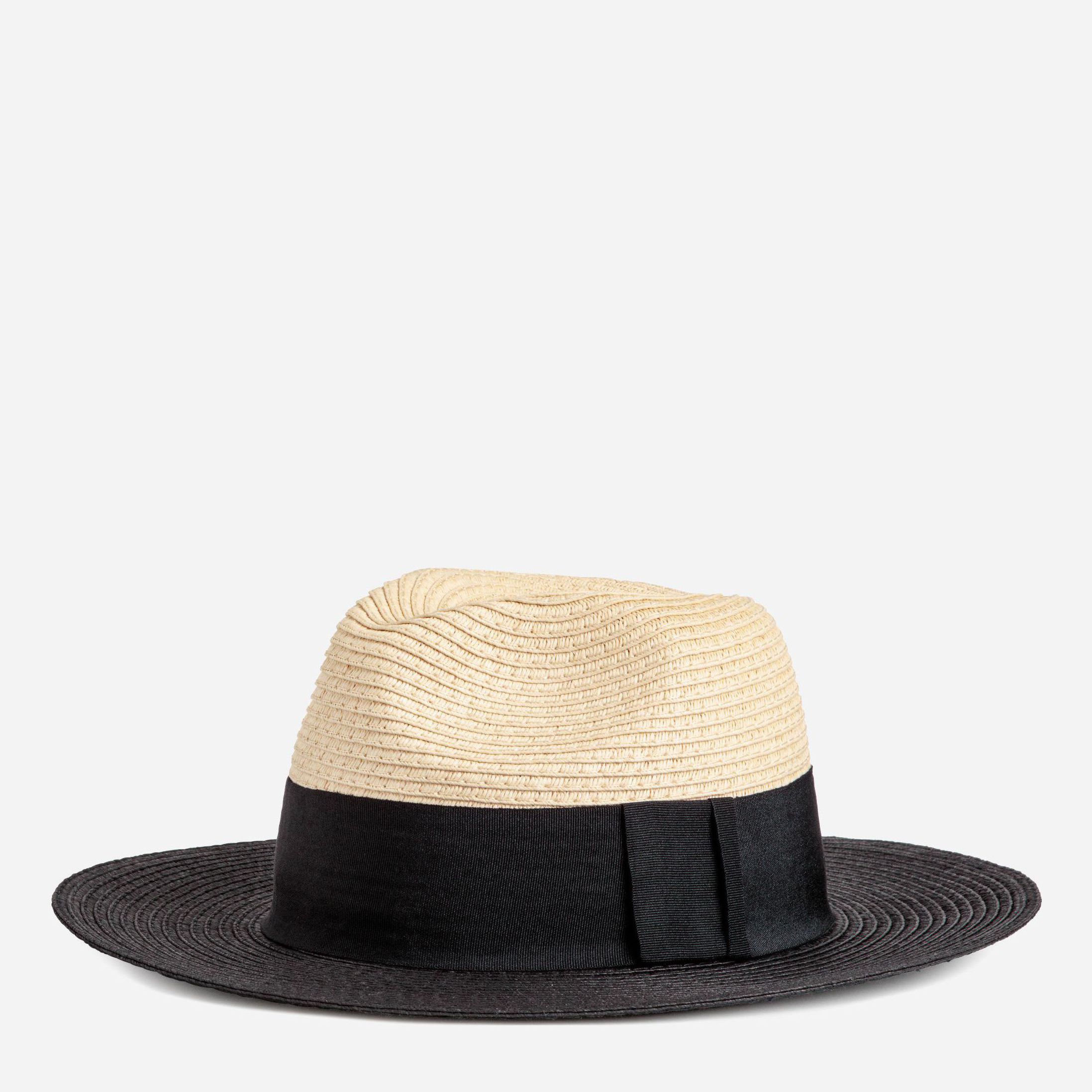 

Шляпа H&M 0583362-7 S/54 Бежевая с черным