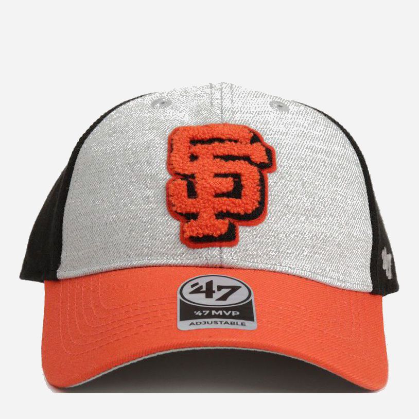

Кепка 47Brand Mvp San Francisco Giants BCPTN-TUFTM22WBS-BK8 Черно-бело-оранжевая