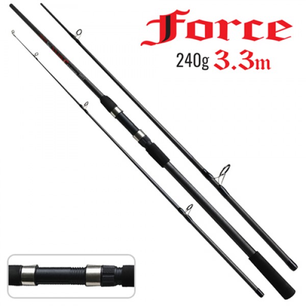 

Спiнiнг короповий штекерний Sams Fish Force 3.3м 240 г SF24193-3.3