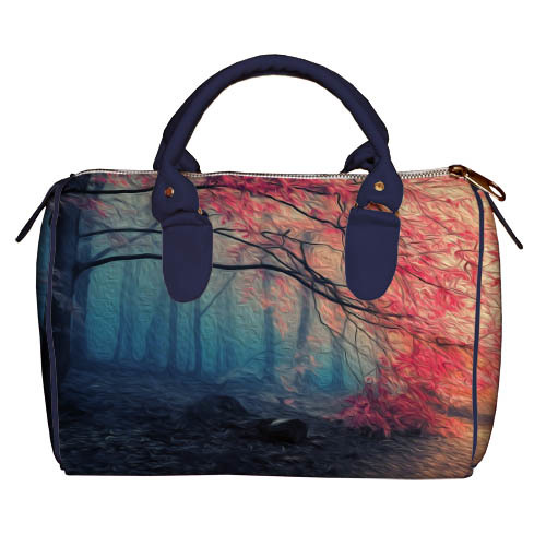 

Сумка бочонок Barrel Presentville Осень в лесу 28x18x17 см