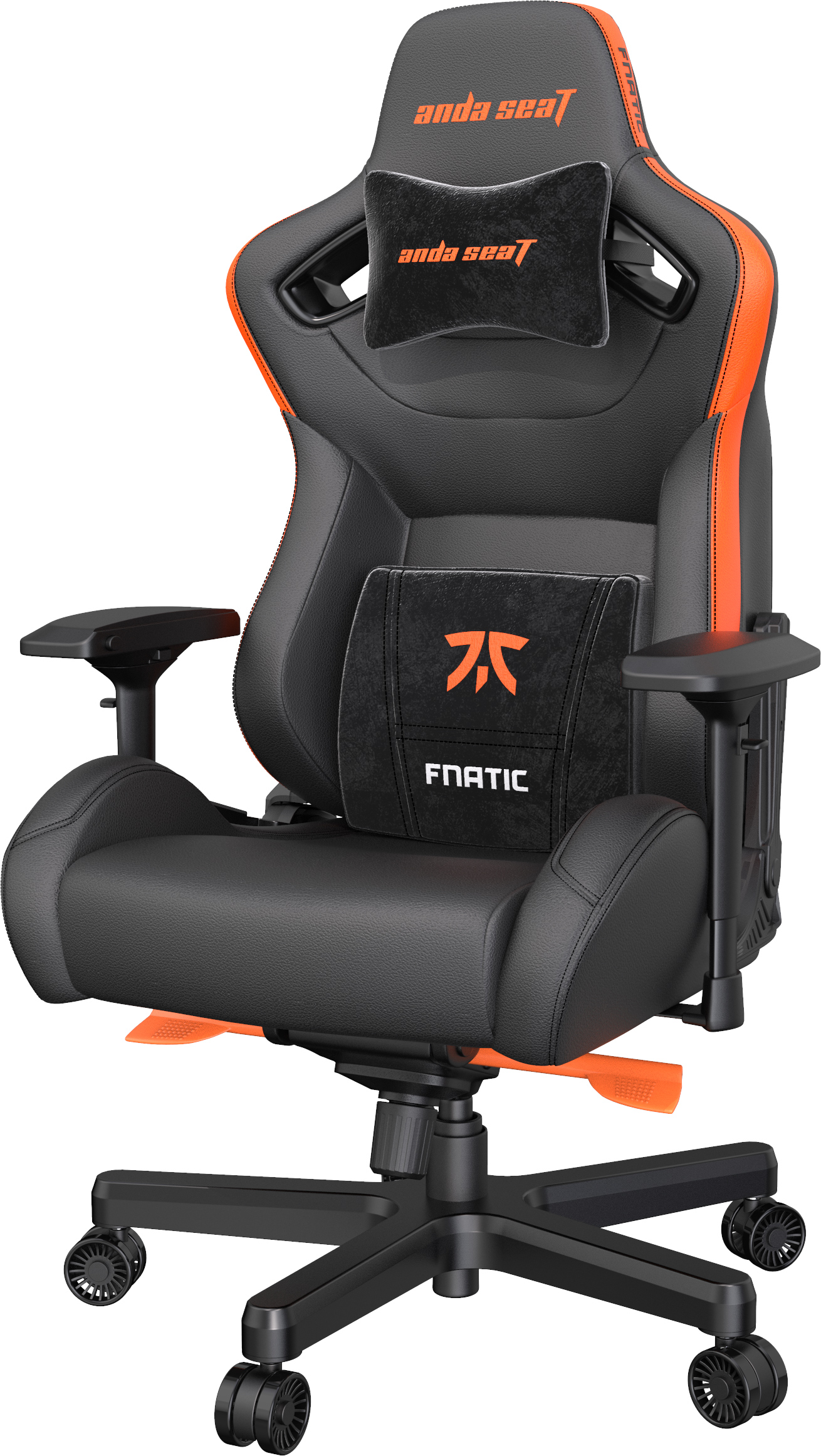 

Кресло игровое Anda Seat Fnatic Edition Black/Orange Size XL (AD12XL-FNC-PV/F)