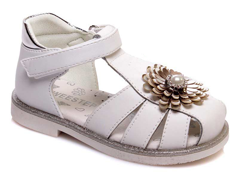 

Детские босоножки лето Weestep 50022 W (21-26)-ASW для девочки Белый р.21 (13 см.)