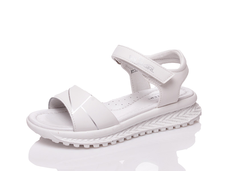 

Детские босоножки лето Weestep R539951035 W для девочки Белый р.34 (22,7 см.)