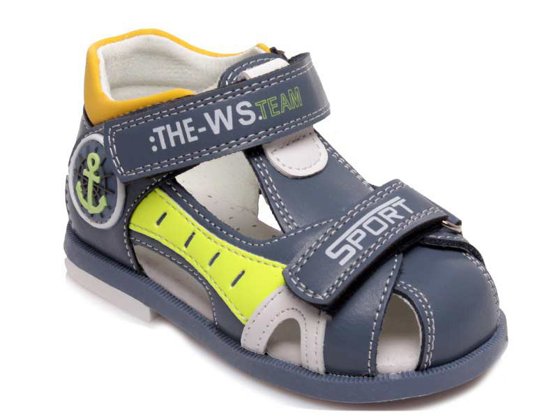 

Детские сандалии лето Weestep 50416 DB (21-26)-ASW для мальчика Синий р.23 (15 см.)