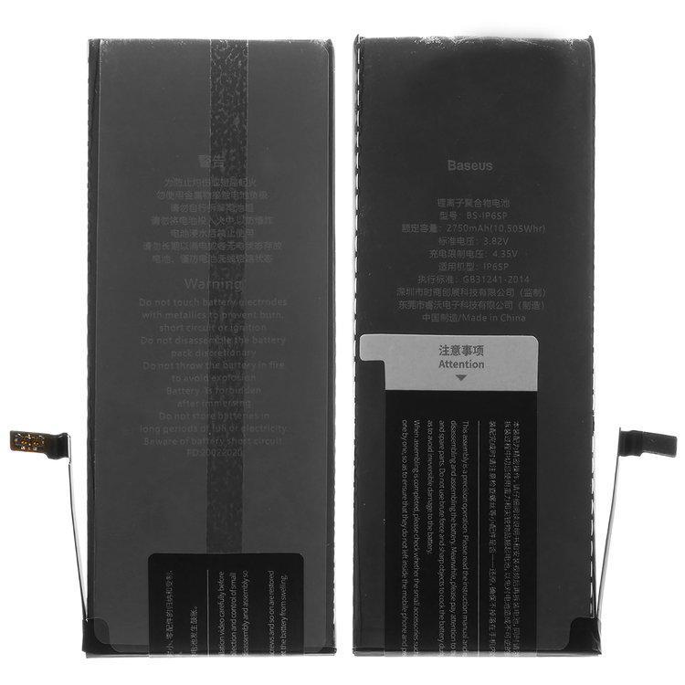 

Акумулятор Baseus BS-IP6PS для Apple iPhone 6S Plus, Li-ion, 3,82 B, 2750 мАг, #ACCB-AIP6PS