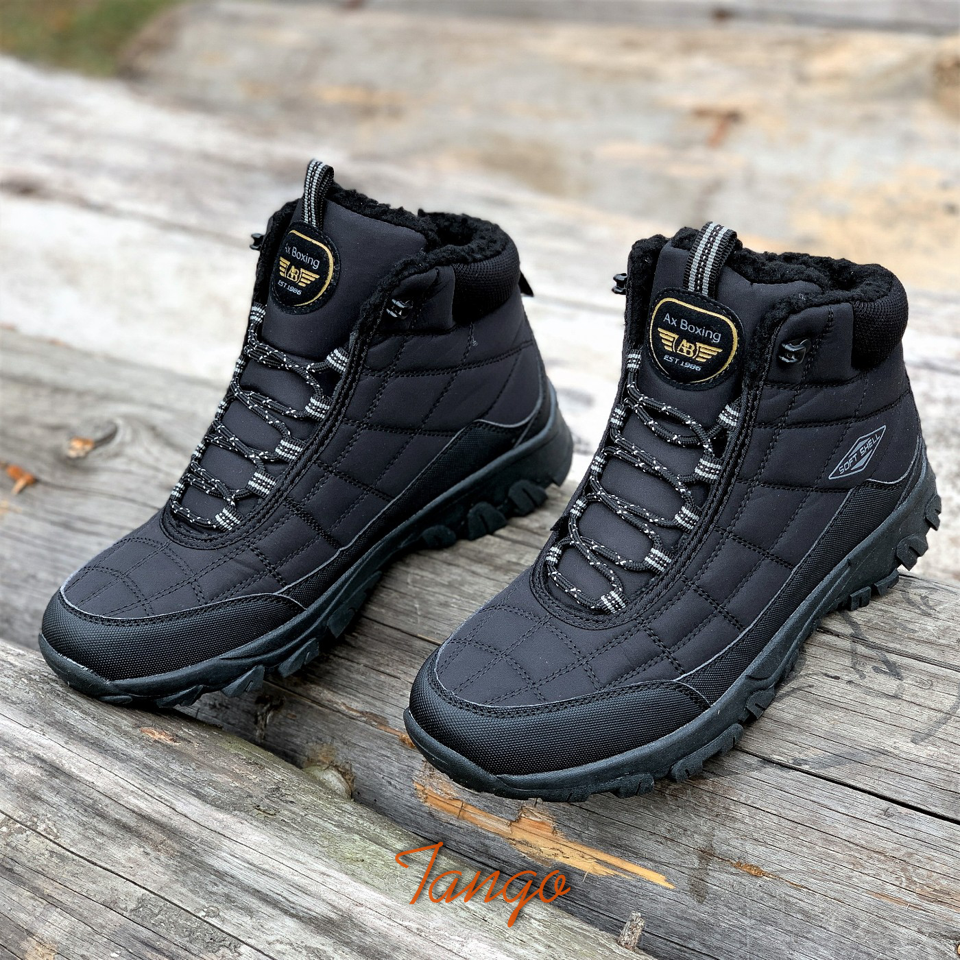 

Кроссовки мужские Stile 43р Черные зимние Код 1658
