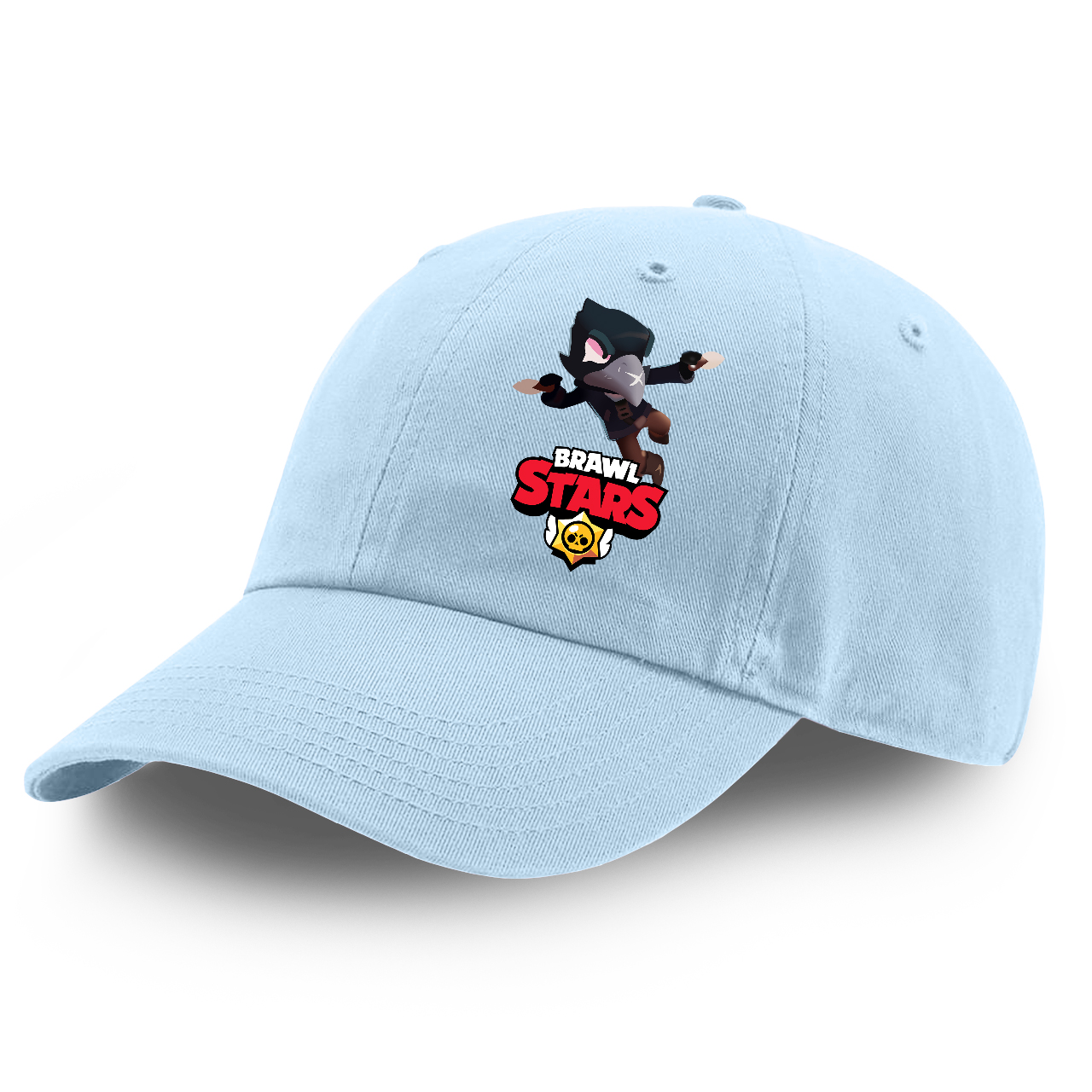 

Детская кепка Бравл Старс Ворон (Brawl Stars Crow) (9273-1023) 100% Хлопок 53-56 см Голубой