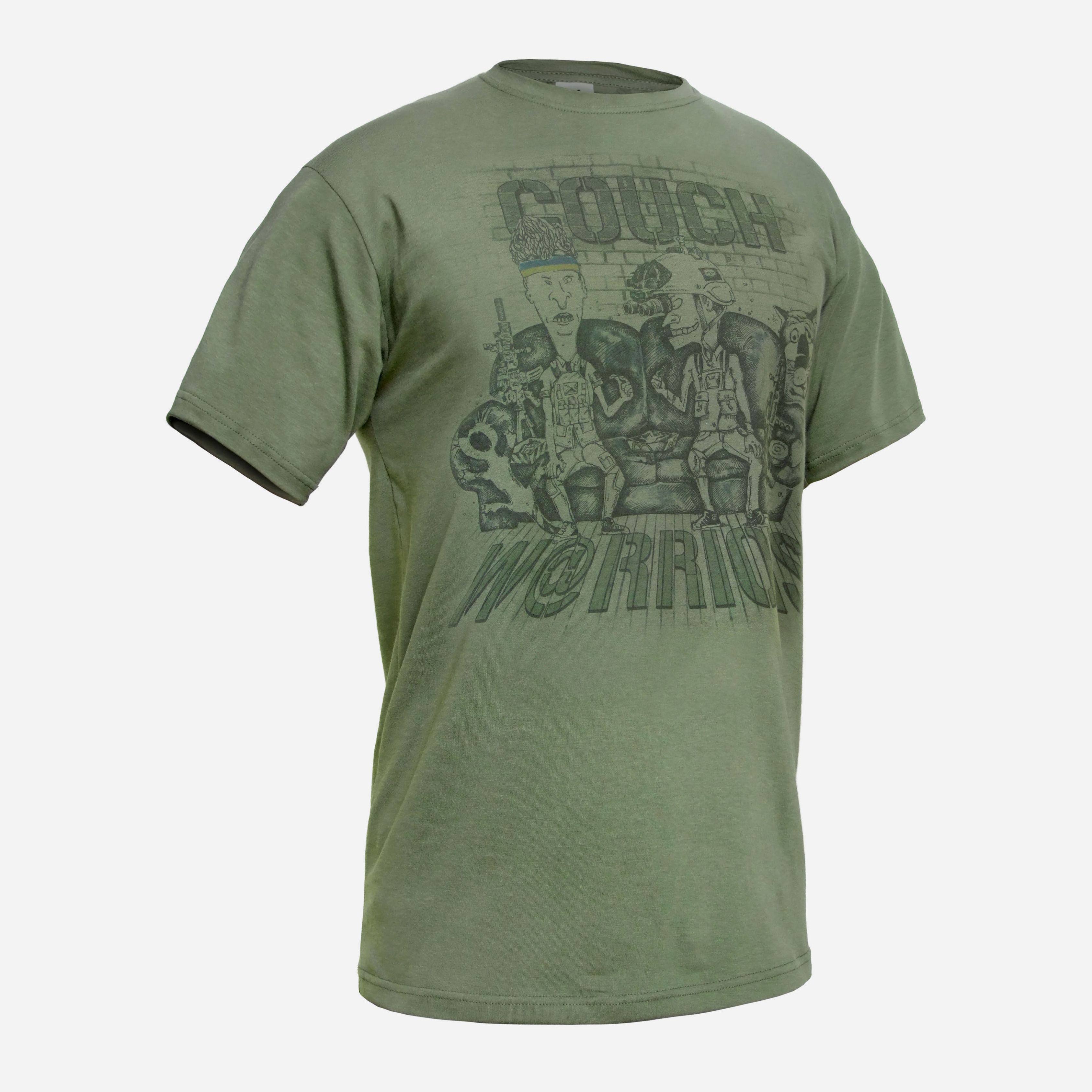 

Футболка P1G-Tac Couch Warriors UA281-29891-OD-CW  Оливковая, Футболка P1G-Tac Couch Warriors UA281-29891-OD-CW 2XL Оливковая