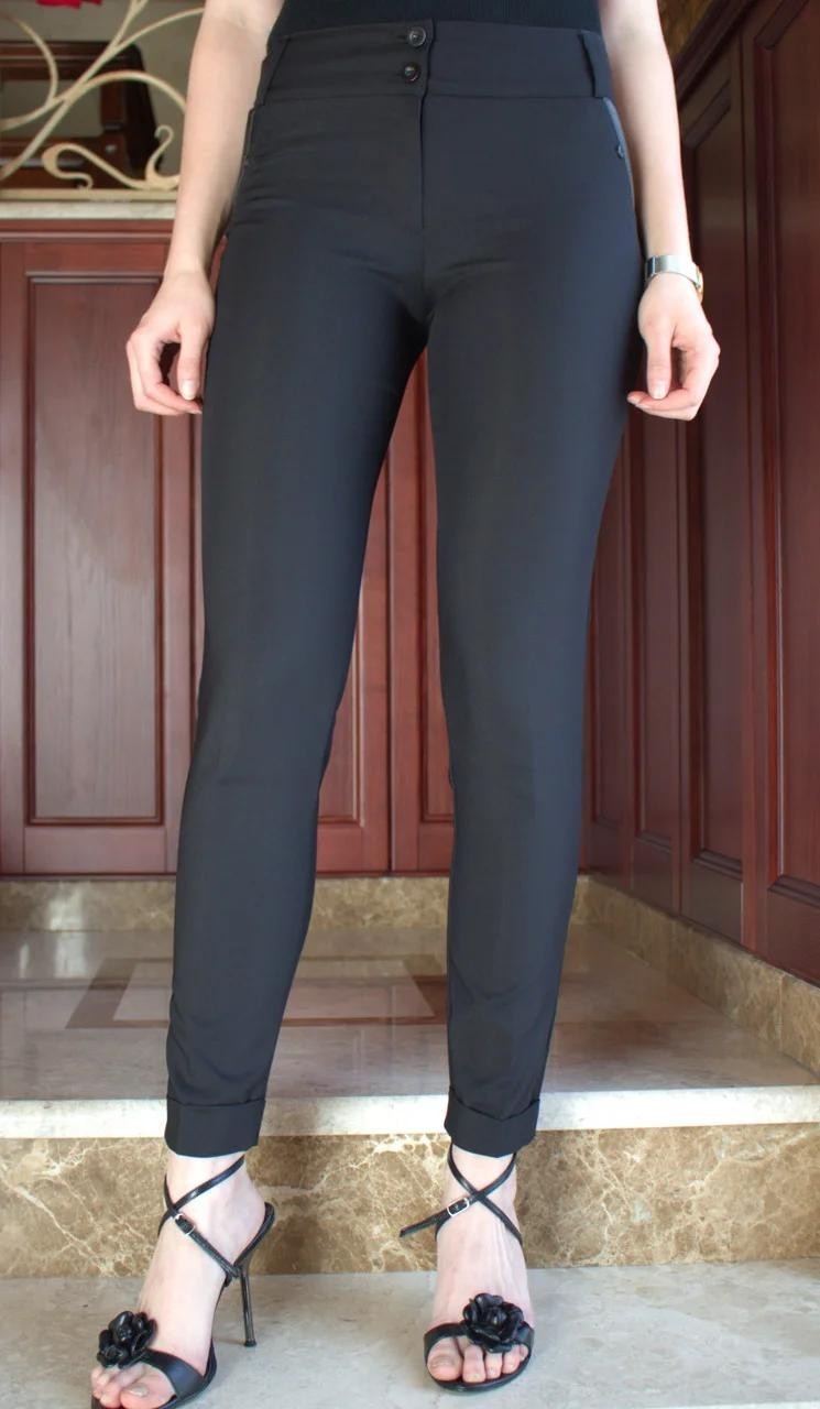 

Брюки Classic Fashion дудочки женские укороченные черного цвета  3XL, Брюки Classic Fashion дудочки женские укороченные черного цвета 56 3XL