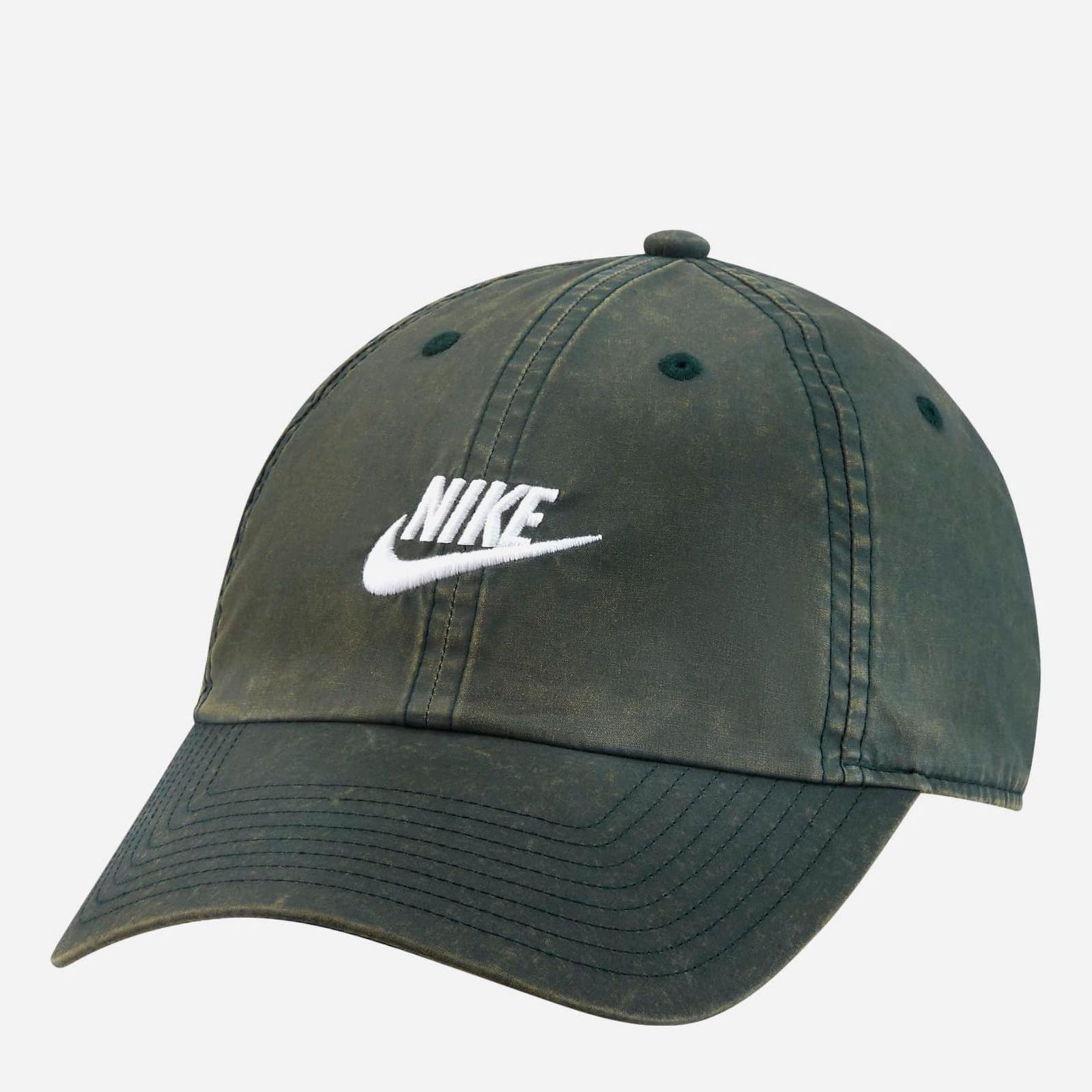 

Кепка Nike U Nsw H86 Beach Wash Cap DH2424-337 One Size Темно-зеленая