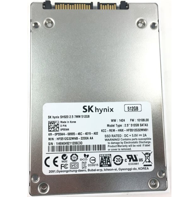 

SSD накопитель Hynix 2.5" SSD 512 Gb (HFS512G32MNB-2200A AA) )