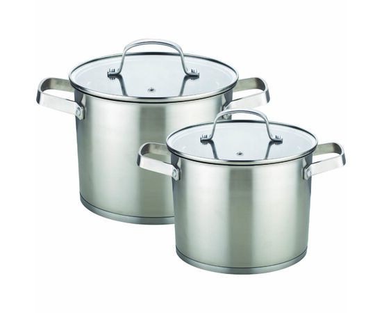 

Набор кастрюль из нержавеющей стали Con Brio CB-1157 ( 5,3л, 8,5л), Индукция