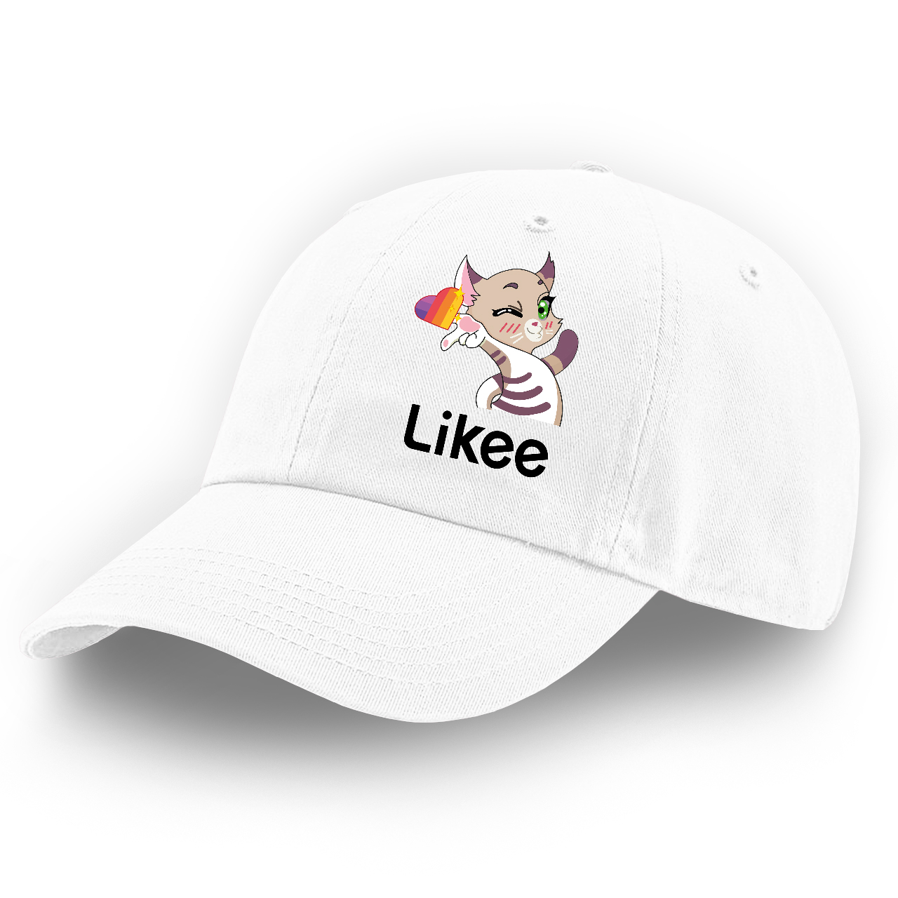 

Детская кепка Лайк Кот (Likee Cat) (9273-1032) 100% Хлопок 53-56 см Белый