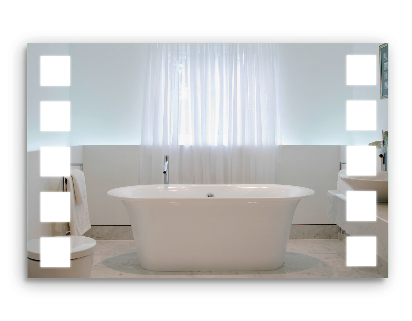 

Зеркало с LED подсветкой Dakar 60х60