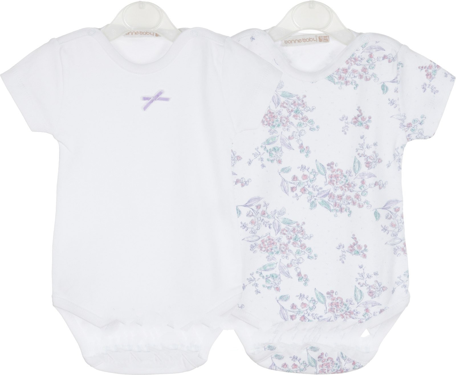 

Боді для дівчинки 2 шт. Bonne Baby білий 412110-01-68