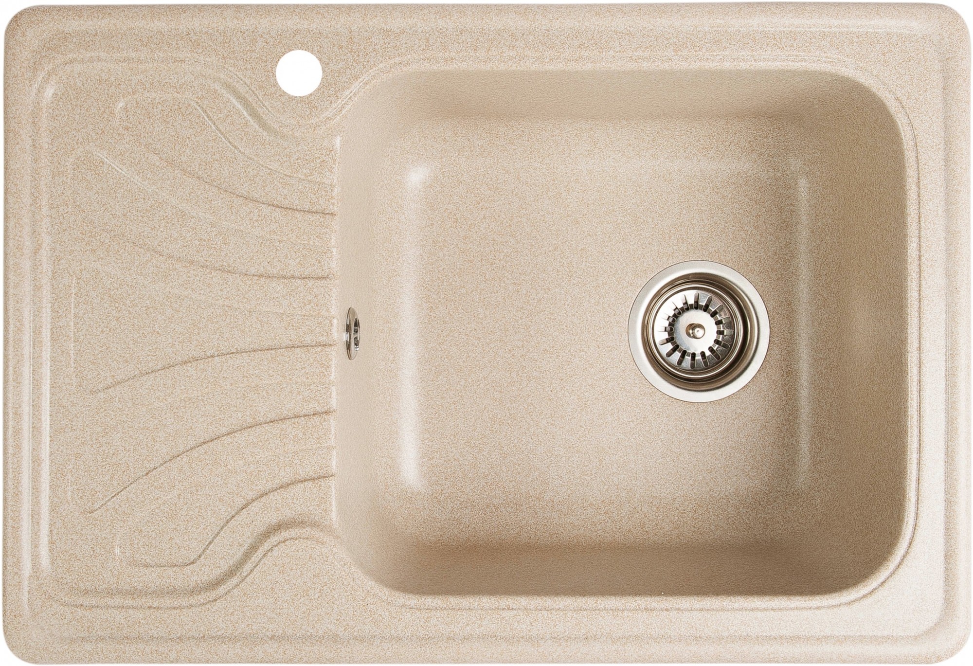 

Кухонная мойка EcoLine El10L 640х440x195мм Бежевая