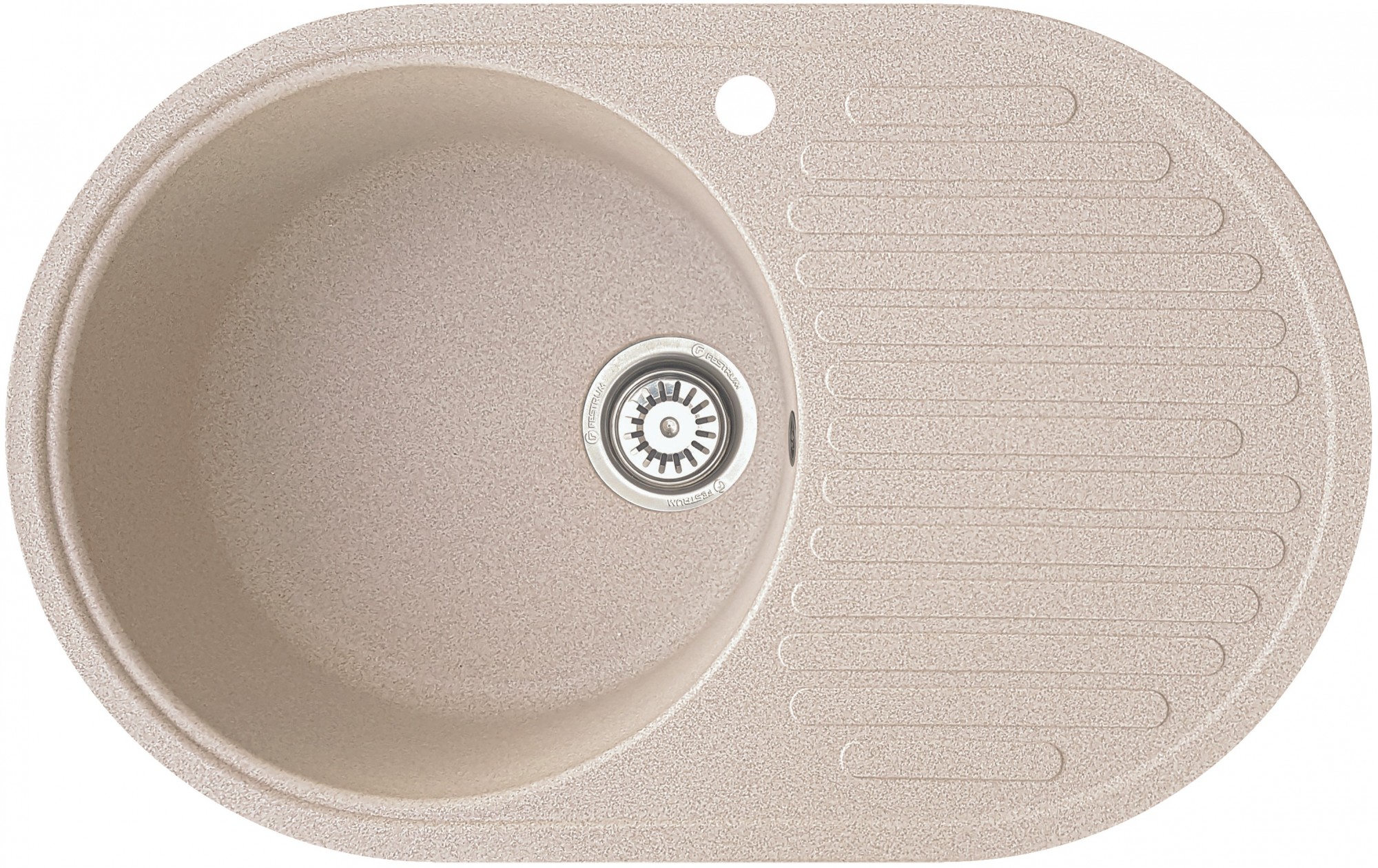 

Кухонная мойка EcoLine El42R 730х460х195мм Бежевая