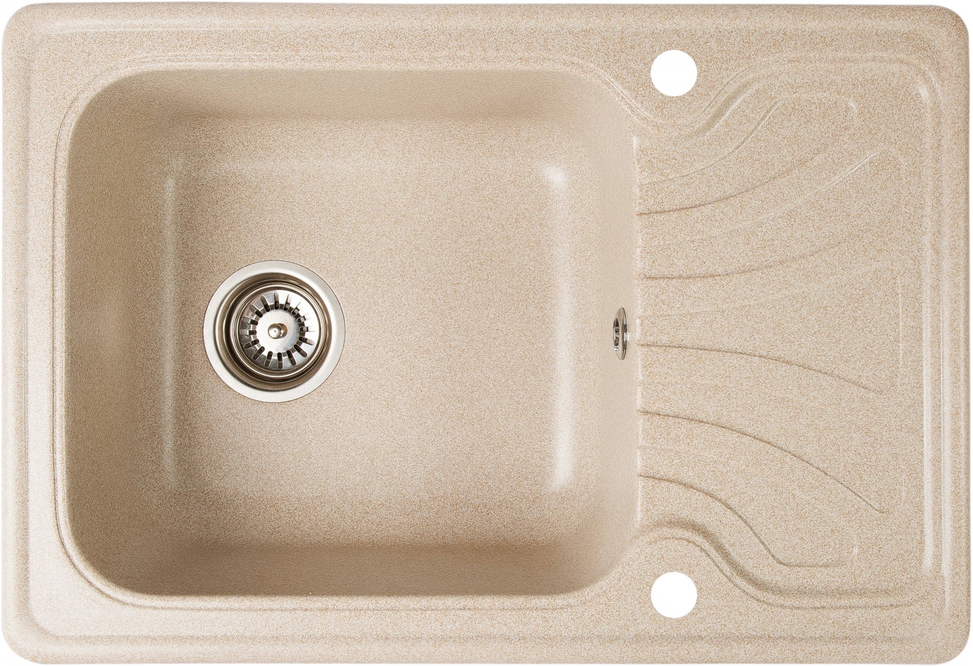 

Кухонная мойка EcoLine El10D 640х440x195мм Бежевая