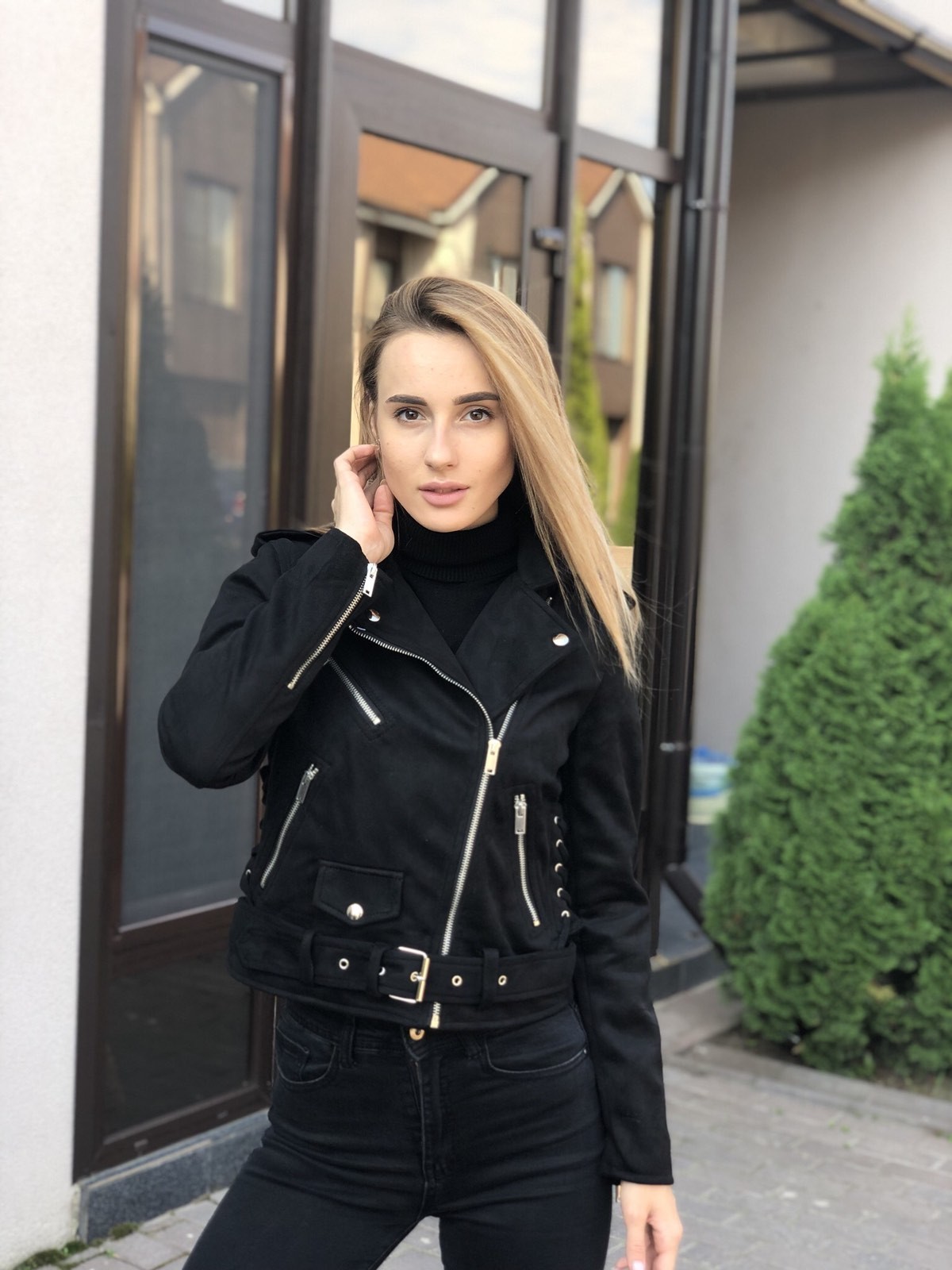 

Куртка косуха замшевая ATFT Basic  черная 12, Куртка косуха замшевая ATFT Basic L черная 12